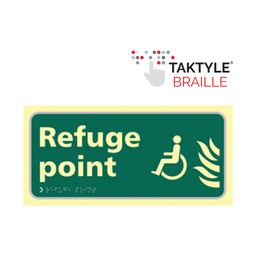 Taktyle Refuge Point Wheelchair Signs thumbnail-1