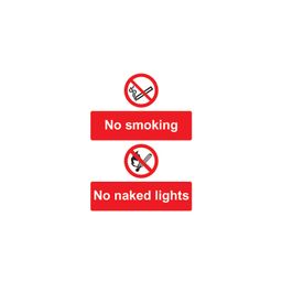 No Smoking No Naked Light Signs thumbnail-0