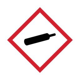 GHS Compressed Gas Symbol - Self-Adhesive Vinyl
 thumbnail-0