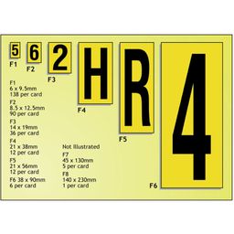 Identification Self-Adhesive Numbers & Letters thumbnail-0