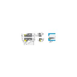 External Toolholders - Combination Top Clamp & Pinlock  - MTJN R thumbnail-2