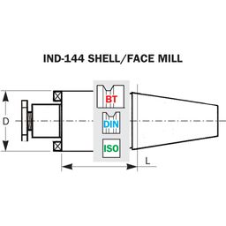 Face Mill Adaptors - FM Type thumbnail-1