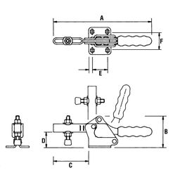 Hook (Latch) Type Industrial Clamp thumbnail-1