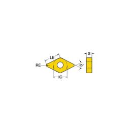 DNMG Turning Inserts Grade S05F thumbnail-1