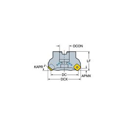 345 - Q32 CoroMillⓇ 345 Face Milling Cutter thumbnail-1