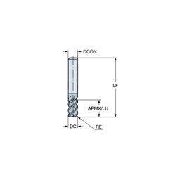 R216.2 CoroMill® Plura Solid Carbide End Mills thumbnail-1